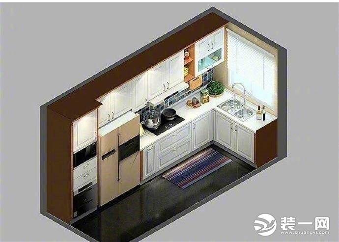 厨房装修空间规划设计效果图