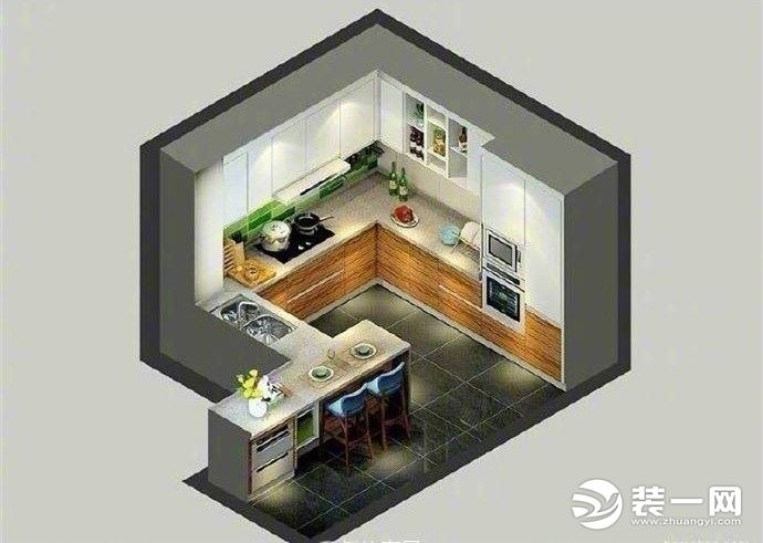 厨房装修空间设计效果图