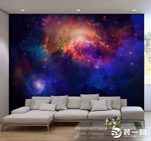 3D壁纸背景墙效果图之星空