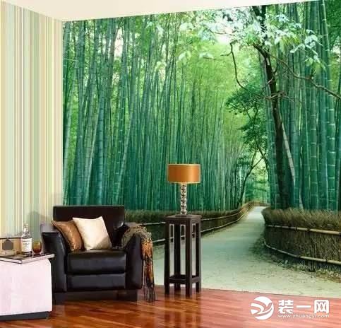 3D壁纸背景墙效果图之竹林