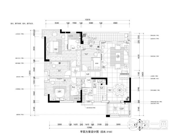 长沙天地和装饰设计师朱传清设计案例图