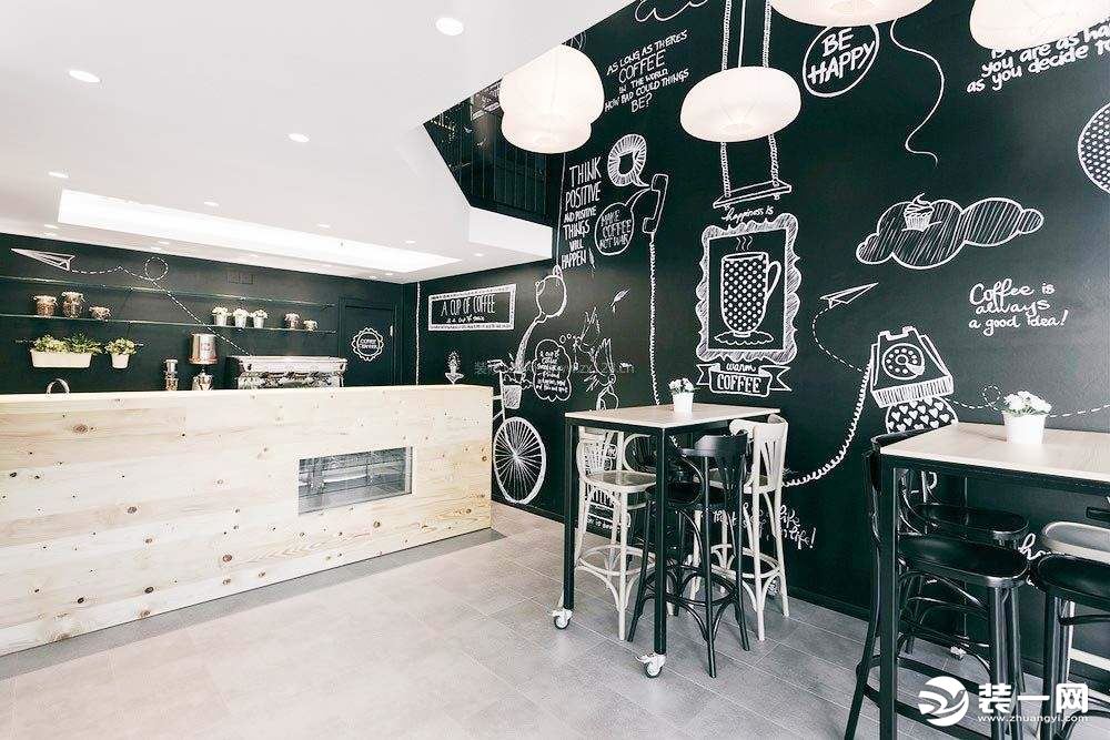 上海咖啡馆室内装修效果图