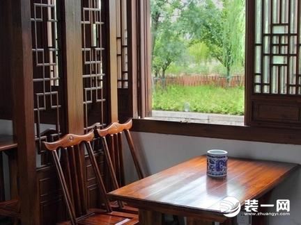 中式風(fēng)格茶館裝修效果圖