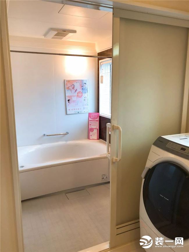 日本洗手间装修干湿分离设计案例