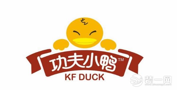 功夫小鸭食品店logo设计