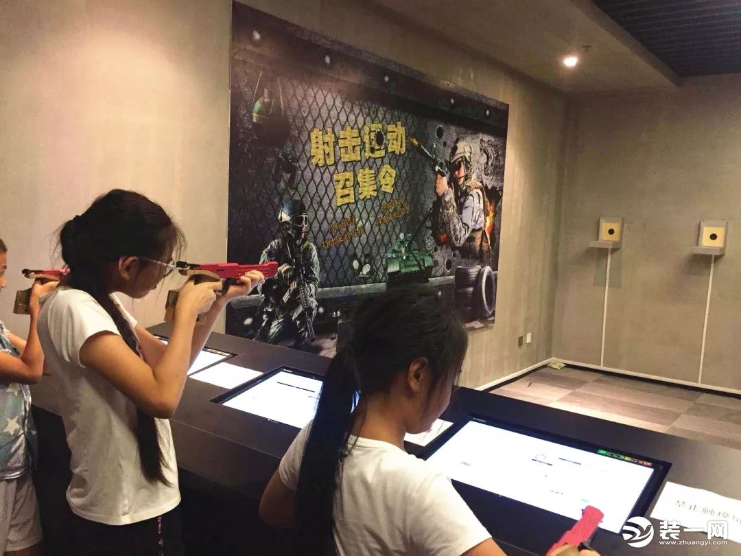 天津滨海新区电竞馆装修效果图射击游戏区