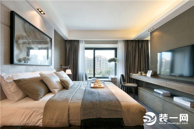 唐山渤海豪庭三居室138平米现代风格装修案例效果