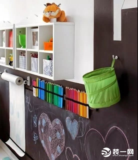 儿童房装修黑板墙设计效果图