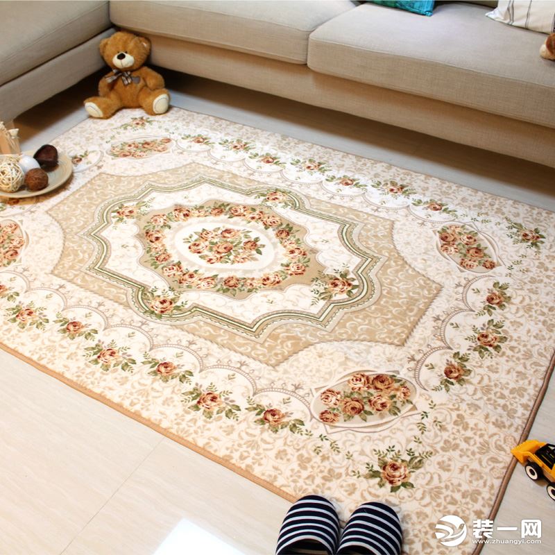 客厅大地毯装饰图片