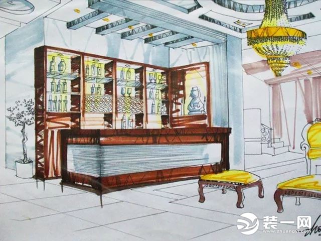 室内设计师vivian周手绘作品