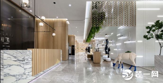 天津装修公司派尚设计销售中心艺术回廊装修效果图