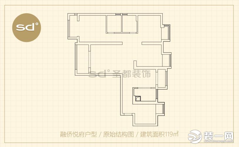 119三室两厅户型解析