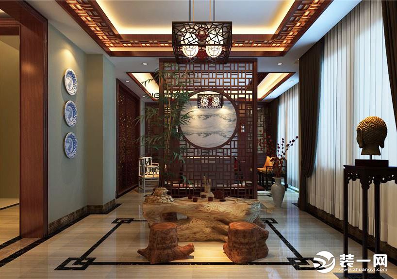 新中式风格别墅简单装修