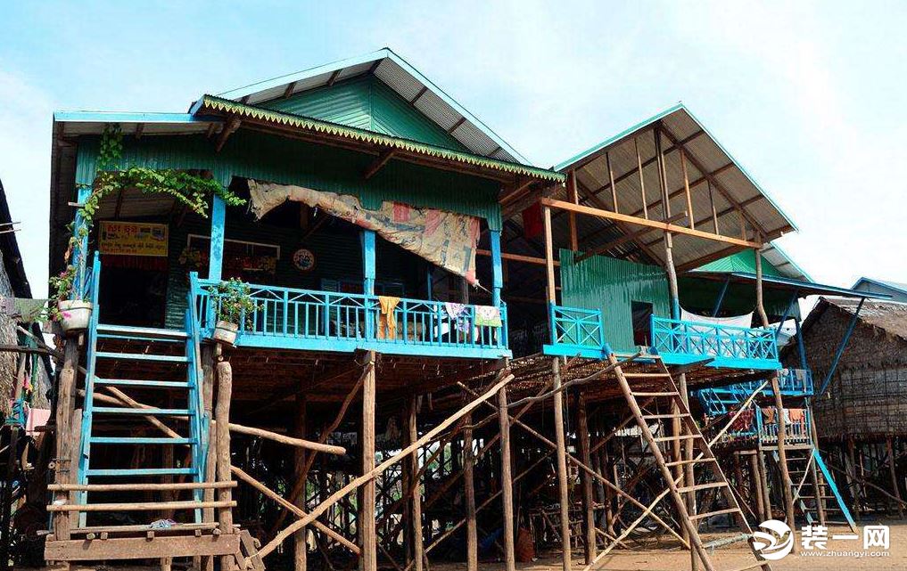 柬埔寨田园风格房屋装修