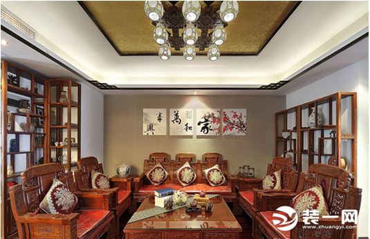 中式风格客厅装修案例 