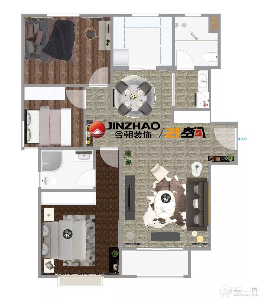 天津装修公司天津今朝装饰天津融侨观澜