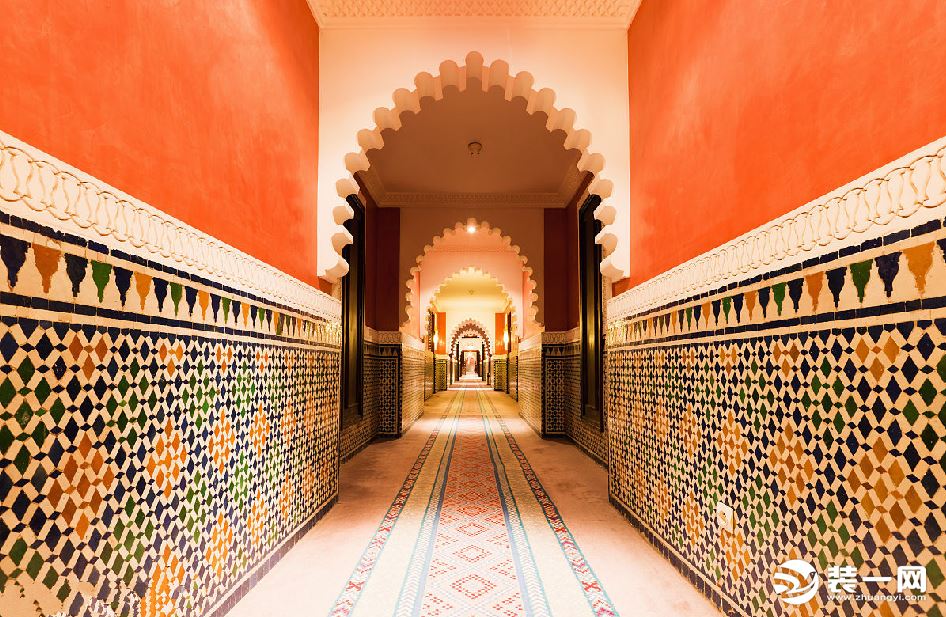 摩洛哥装修风格摩洛哥特色彩砖装饰