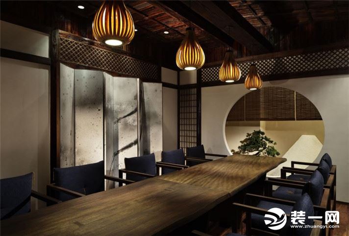 日式茶楼风格设计效果图