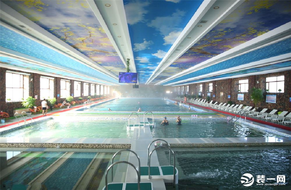 恒温室内游泳馆装修设计效果图