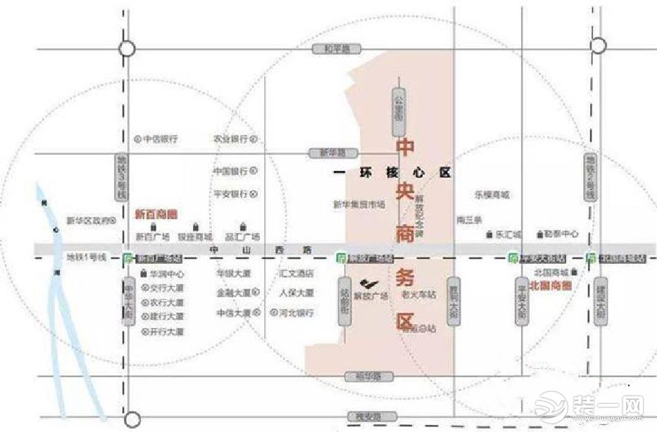 石家庄中央商务区规划图