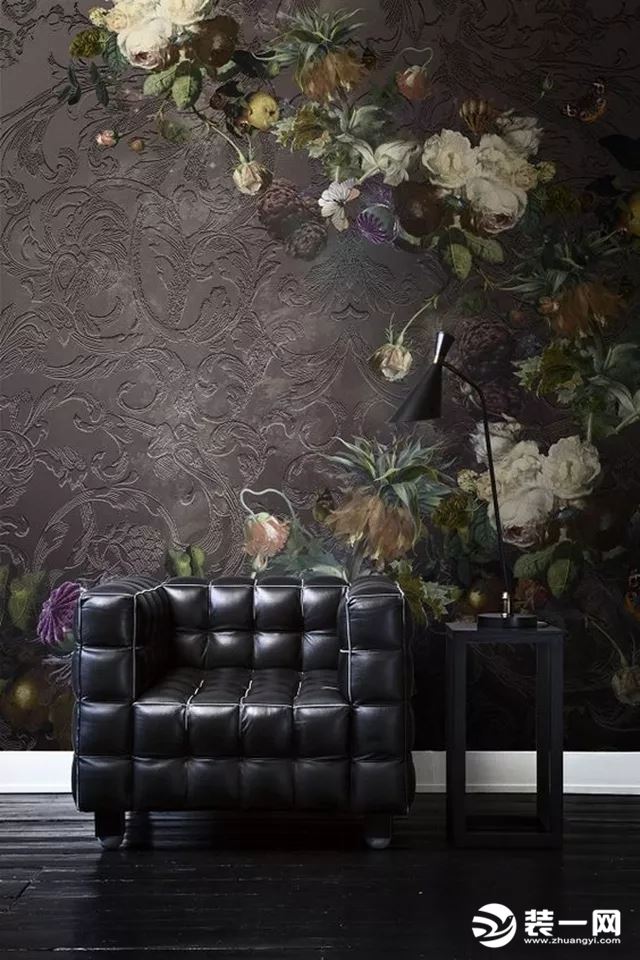 中式花鸟墙纸贴图壁纸装修效果图欣赏