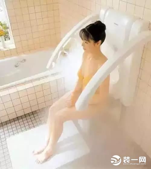 日本坐式淋浴效果图
