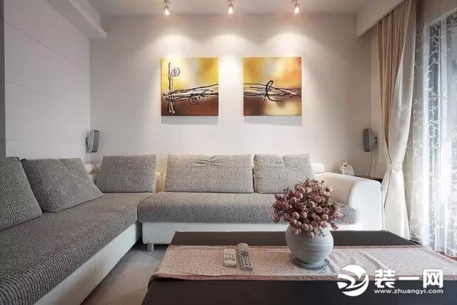 96平米两居室现代简约风格沙发装修效果图