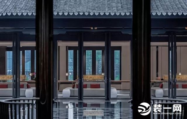 中式酒店设计效果图中式酒店效果图酒店装修效果图新中式风格装修效果图