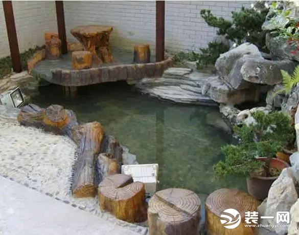 庭院鱼池景观设计庭院鱼池设计效果图庭院鱼池图片最新