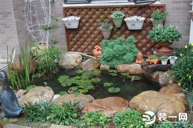 庭院鱼池景观设计庭院鱼池设计效果图庭院鱼池图片优势