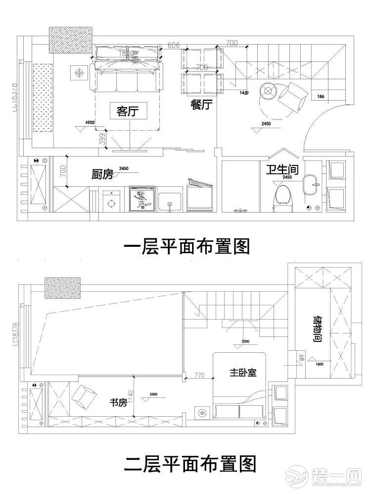 60平loft装修效果图