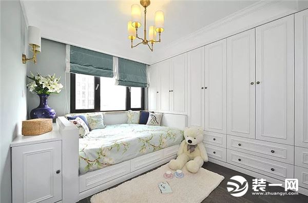 120平三居室美式风格儿童房装修