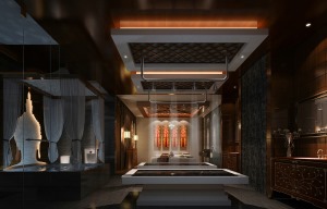 东南亚风格酒店内部构造东南亚风格酒店装修效果图