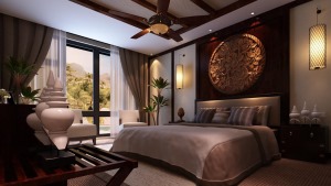 东南亚风格酒店卧室设计东南亚风格酒店装修效果图
