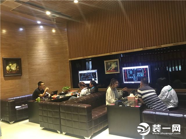 哈尔滨华润装饰公司接待区