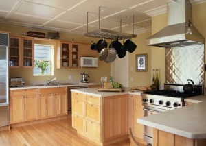家庭厨房装修设计美式风格厨房装修效果图