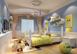 儿童房装修效果图儿童房间设计实景图