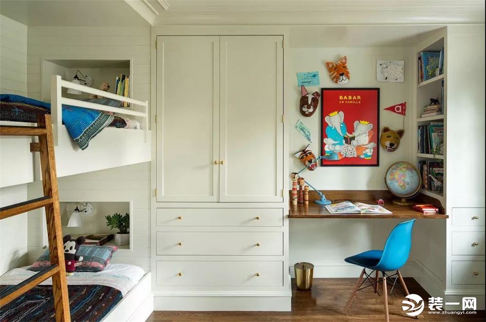 50平米两居室现代简约儿童房装修效果图