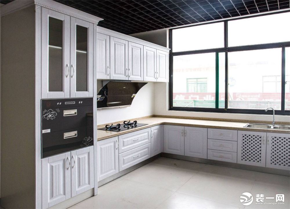现代风格厨房全铝橱柜效果图