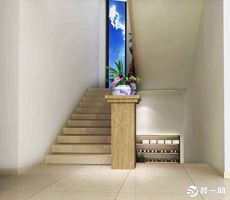 自建房现代简约风楼梯装修设计效果图片