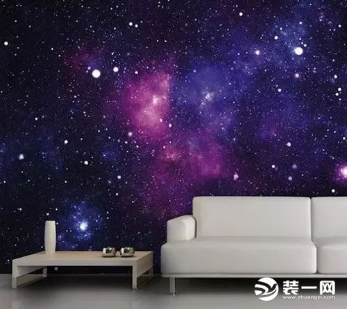 3D星空背景墙效果图
