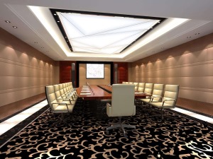 美式高端会议室效果图