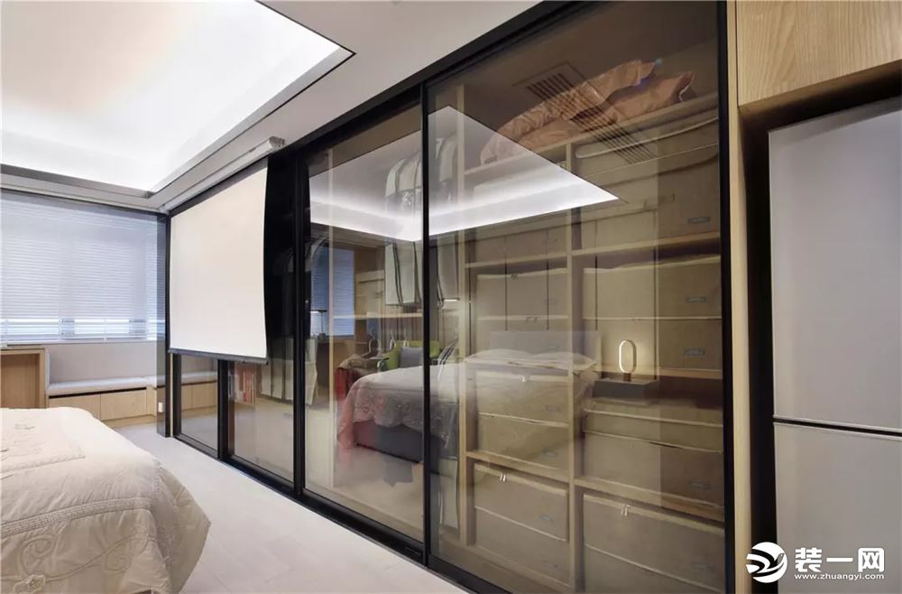 40平米小户型一居室简约风全包30万卧室装修效果图