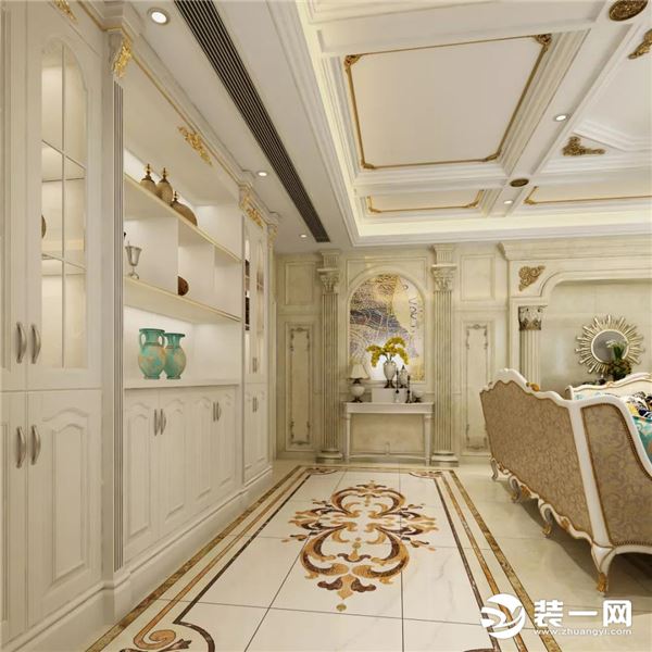 东易日盛装饰设计师吴卫星设计中建芙蓉和苑欧式风格装修效果图