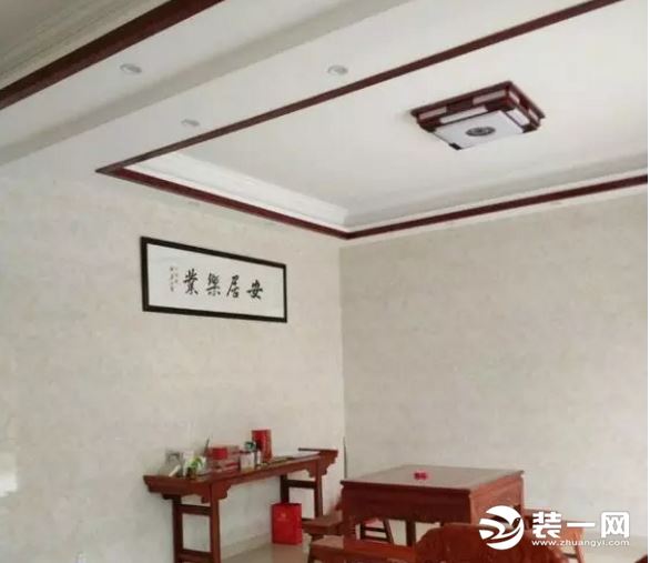 中式装修风格养老房客厅