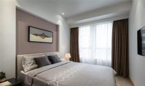 160平大户型新中式风格四居室次卧装修效果图
