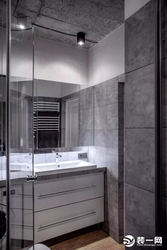 40平小户型现代简约风格一居室卫生间装修效果图