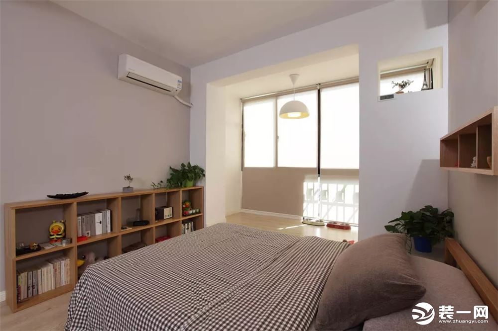 50平米一居室简约日式风卧室装修效果图