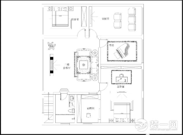 威海装饰公司威海金匠装饰自建房平民布置图