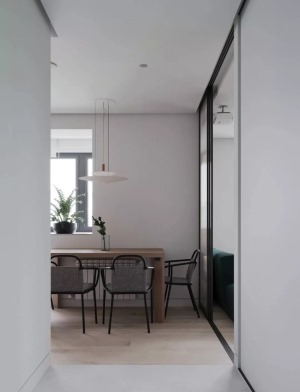 50平米小戶型現代簡約風格一居室走廊裝修效果圖